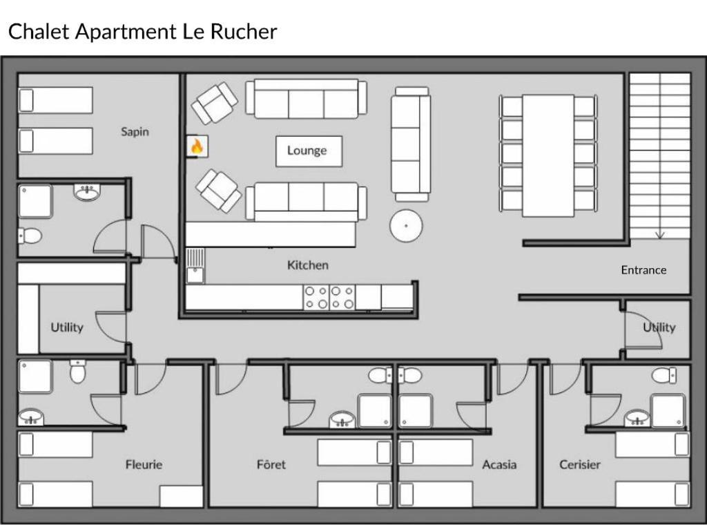 Appartement Ruttenets - Hyper Centre Морзин Екстериор снимка